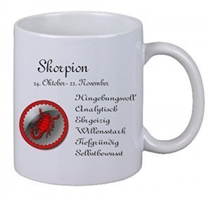Tasse Sternzeichen Skorpion