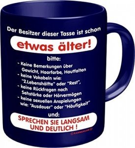 Tasse Der Besitzer diser Tasse ist schon