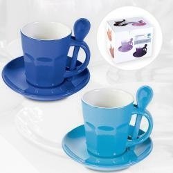 Kaffee Tassen blau/ dunkelblau