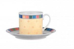 Kaffee-/Teetasse m.U.2tlg