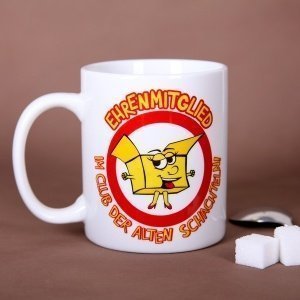 Kaffeebecher Alte Schachtel Ehrenmitglie