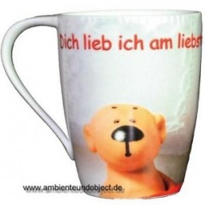 Kaffeebecher ´´Dich lieb ich´´ von tatzi