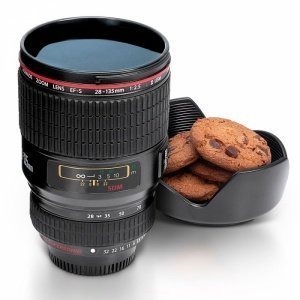 Kaffeebecher - Kamera Objektiv