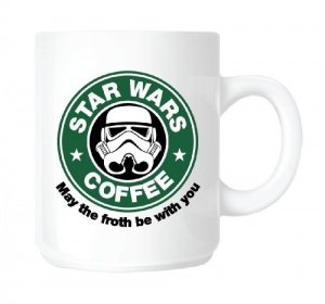 Kaffeebecher Star Wars-Starbucks-Parodie Aus Keramik