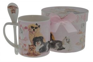 Kaffeebecher mit Löffel sweet candy mod 