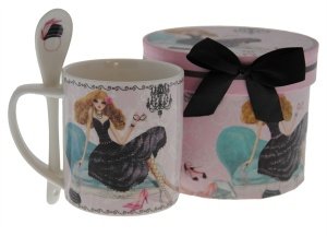 Kaffeebecher mit Löffel sweet candy mod 