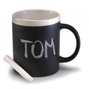 Kaffeetasse mit Kreidetafel
