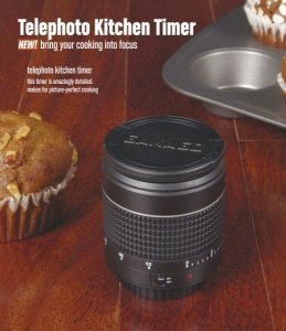 Kameraobjektiv Küchentimer