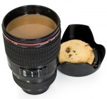 Kameraobjektiv Tasse
