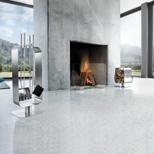 Kamingarnitur Rondo 4teilig Haken, Besen