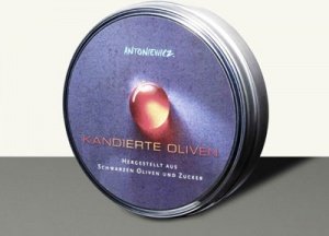 Kandierte Oliven, 100g