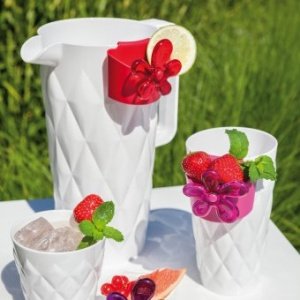 Kanne Crystal solid weiß