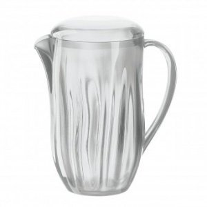 Karaffe mit Deckel Aqua klar