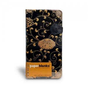 -Karakusa- schwarz-gold, liniert, Schlan