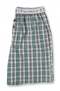 Karierte Baumwoll-Bermuda