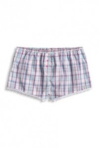 Karierte Baumwoll-Boxer-Shorts