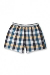 Karierte Baumwoll-Boxer-Shorts