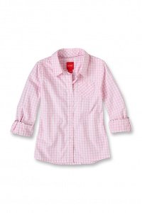 Karierte Baumwollbluse