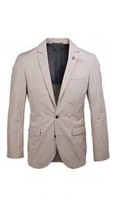 Karierter Baumwollblazer