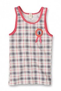 Kariertes Baumwoll-Top