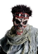 Karneval Maske Nerd mit Stirnband und Br