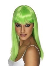 Karnevals-Perücke grün