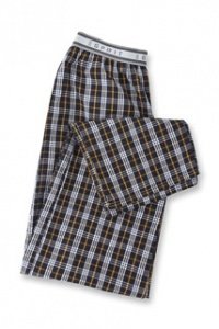 Karo-Hose aus Baumwollstoff