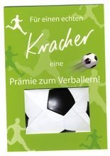 Karte Geldgeschenk Fußball