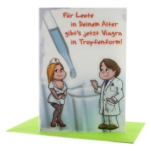 Karte * *Viagra in Tropfenform*
