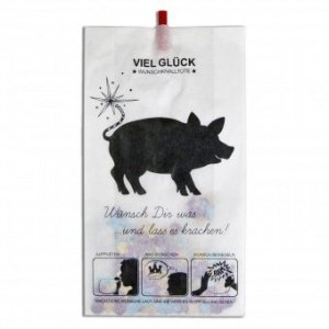 Karte Wunschknalltüte Viel Glück