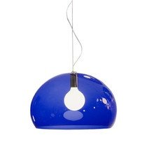 Kartell - FL/Y Pendelleuchte, blau