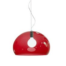 Kartell - FL/Y Pendelleuchte, rot