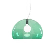 Kartell - FL/Y Pendelleuchte, salbeigrün