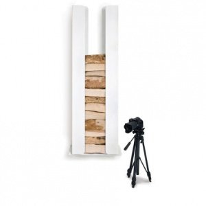 Karter Kaminholzcontainer zur Wandmontag