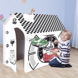 Karton Spielhaus "Cars"