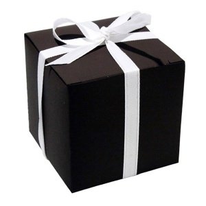 Kartonage Würfel, braun