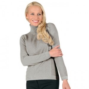 Kaschmir Rolli hellgrau