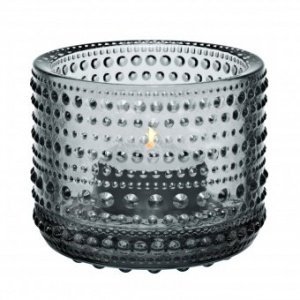 Kastehelmi Windlicht grau