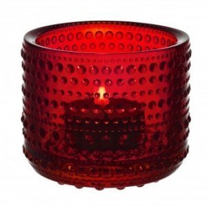 Kastehelmi Windlicht rot