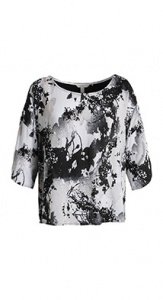 Kastige Viskose-Bluse