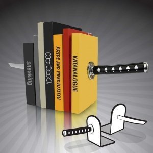 Katana Buchstützen