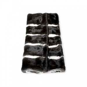 Katrin Leuze Decke echt Kanin natur schw