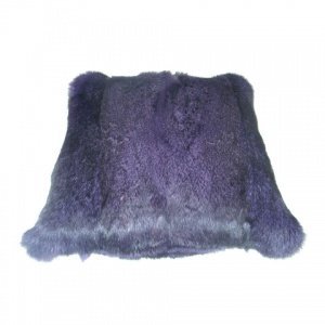 Katrin Leuze Kissen echt Kanin lila gefä