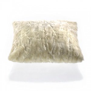 Katrin Leuze WEBPELZ Kissen Lamm uni ecr