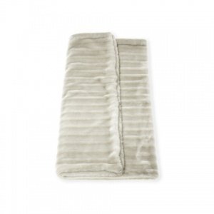 Katrin Leuze Webpelzdecke Nerz uni silbe