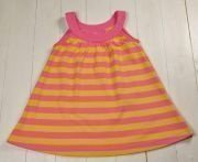 Katvig - Sommerkleid pink-gelb, kbA