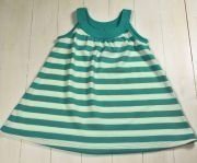 Katvig - Sommerkleid türkis-weiß, kbA