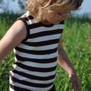 Katvig - Unterhemd braun-weiß, kbA