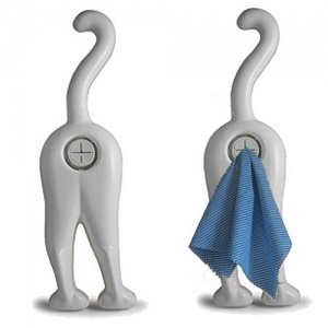 Katzen Handtuchhalter