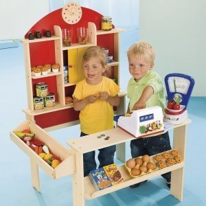 Kaufladen mit Schiebetüren